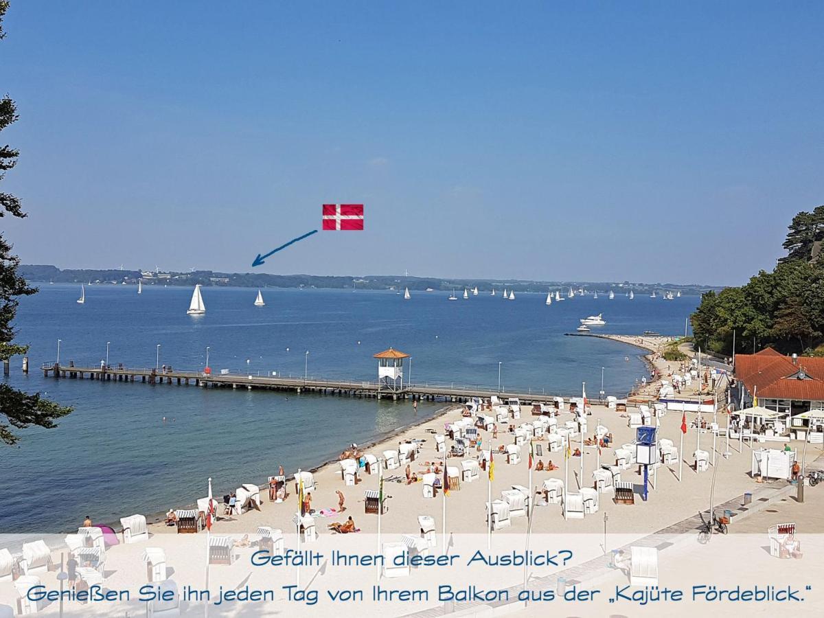 Fewo1846 Intermar - Kajuete Foerdeblick - Familienfreundliches Studioapartment Mit Balkon Und Meerblick Glücksburg Eksteriør bilde