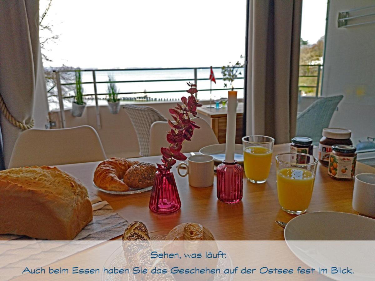 Fewo1846 Intermar - Kajuete Foerdeblick - Familienfreundliches Studioapartment Mit Balkon Und Meerblick Glücksburg Eksteriør bilde