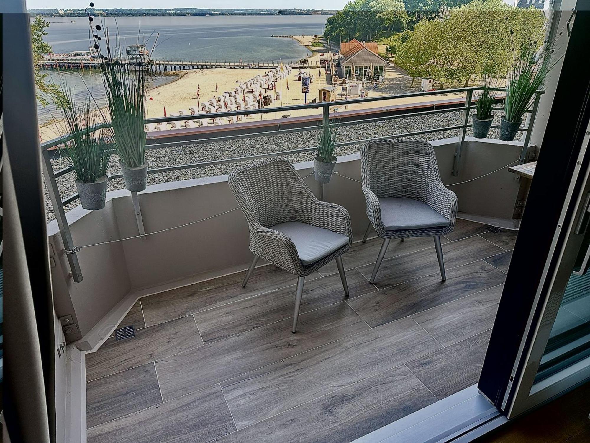 Fewo1846 Intermar - Kajuete Foerdeblick - Familienfreundliches Studioapartment Mit Balkon Und Meerblick Glücksburg Eksteriør bilde
